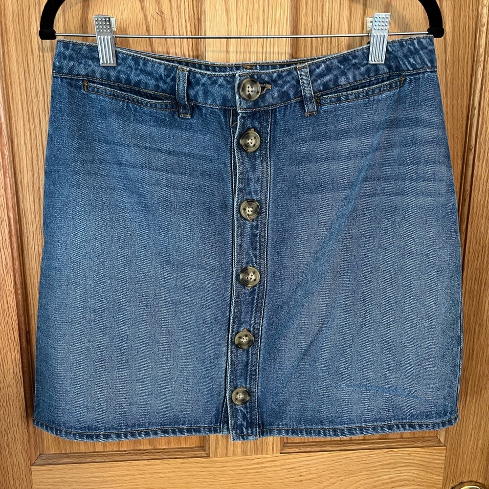 Harper Blue Denim Mini Skirt